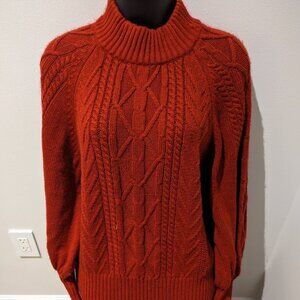 Red turtleneck sweater - Size S